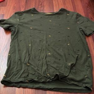 Old Navy Dark Green Short Sleeve Tee